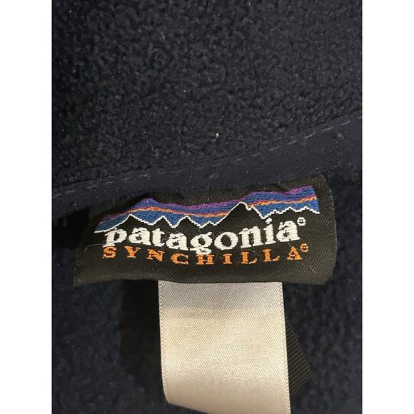 Patagonia Synchilla Navy Blue Fleece Vest Men's size L - Picture 3 of 5